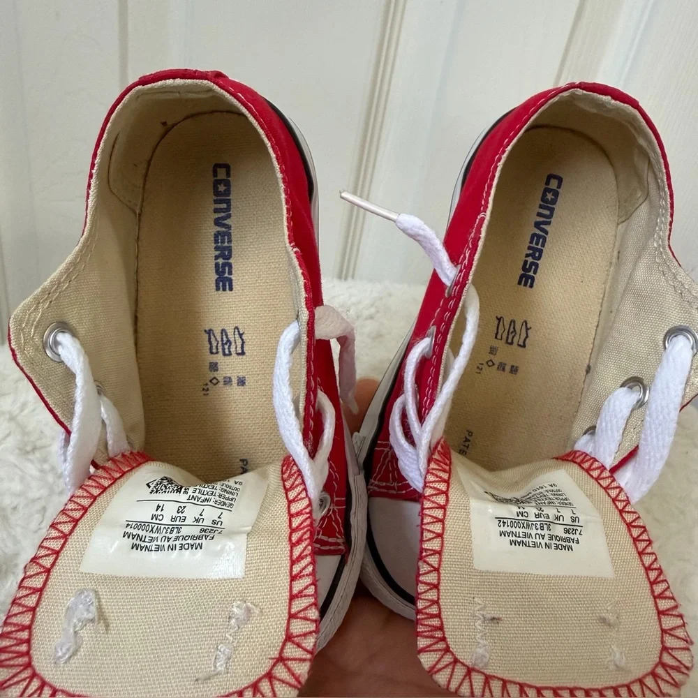 Converse Chuck Taylor All Star Red Classic Low Top Toddler Size 7